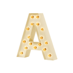 Bokstavslampa Cirkuslampan Testlampa A Light ivory / 50 cm / Standard