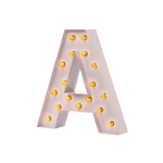 Bokstavslampa Cirkuslampan Testlampa A Light pink / 50 cm / Standard