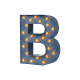 Bokstavslampa Cirkuslampan Testlampa B Distant blue / 50 cm / Standard