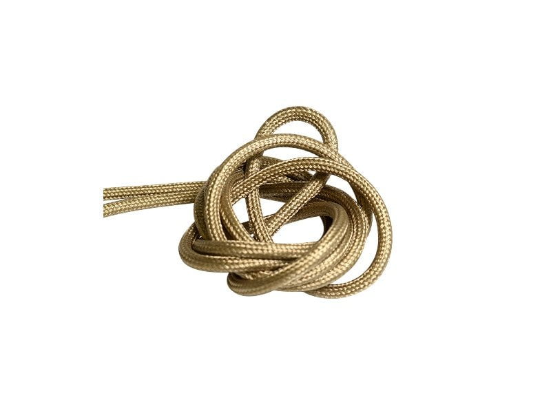Bokstavslampa Textilsladd Brass