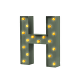 Bokstavslampa Cirkuslampan Testlampa H Reed green / 50 cm / Standard