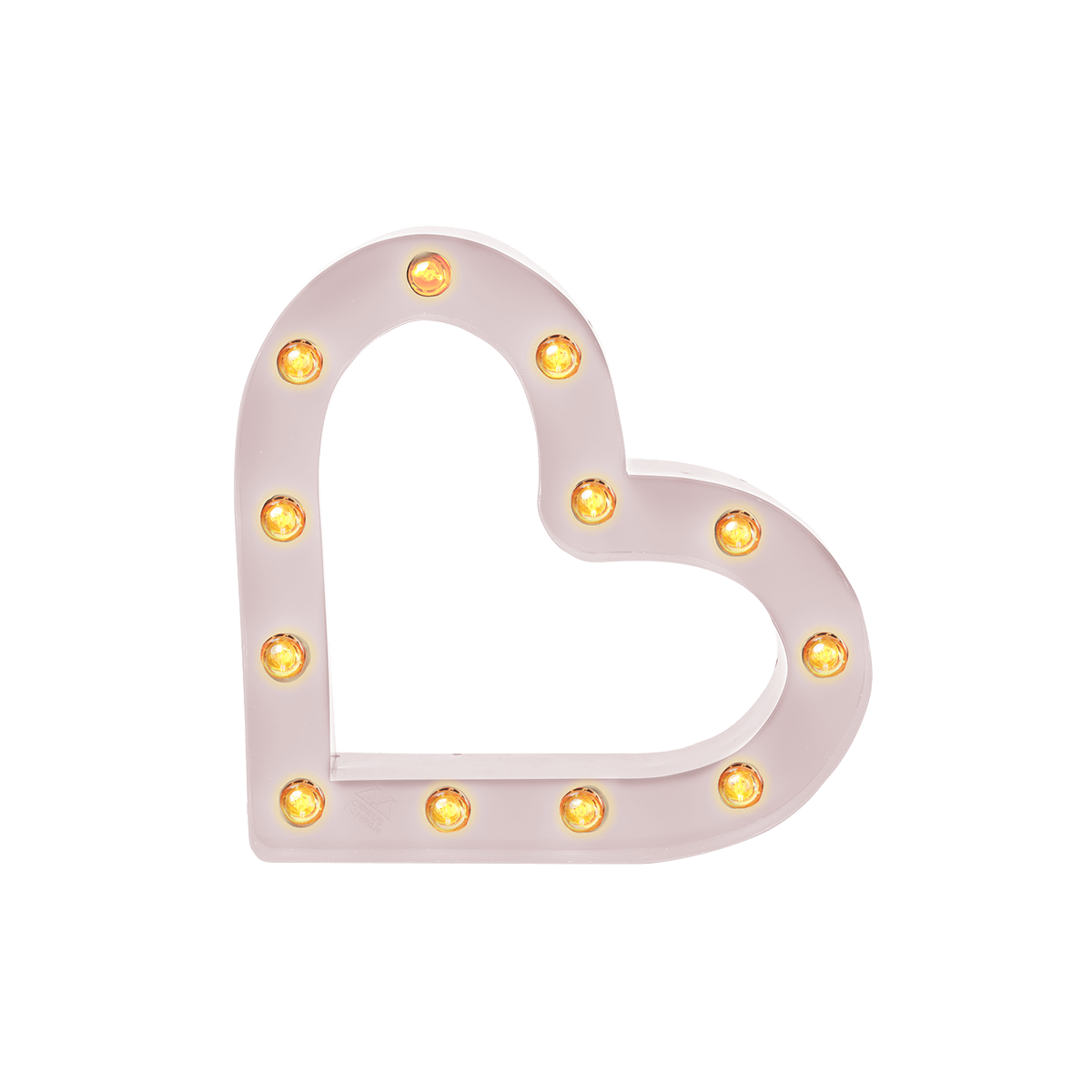 Bokstavslampa Cirkuslampan Testlampa Heart