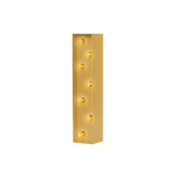 Bokstavslampa Cirkuslampan Testlampa I Brass / 50 cm / Standard