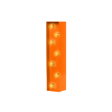 Bokstavslampa Cirkuslampan Testlampa I Gelborange / 50 cm / Standard
