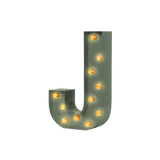 Bokstavslampa Cirkuslampan Testlampa J Reed green / 50 cm / Standard