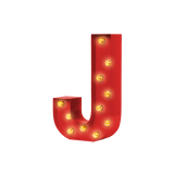 Bokstavslampa Cirkuslampan Testlampa J Traffic red / 50 cm / Standard