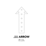 Bokstavslampa Cirkuslampan Arrow
