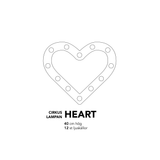 Bokstavslampa Cirkuslampan Testlampa Heart