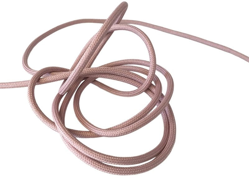 Bokstavslampa Textilsladd Antique pink