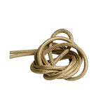 Bokstavslampa Textilsladd Brass