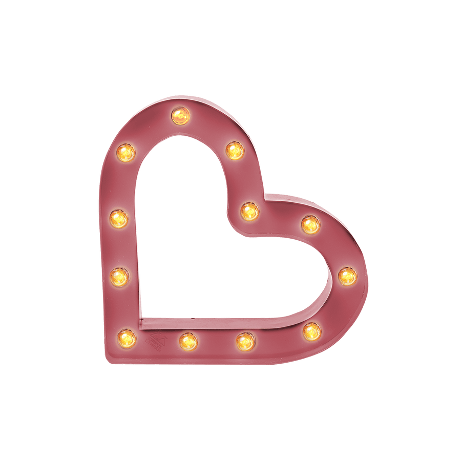 Bokstavslampa Cirkuslampan Testlampa Heart