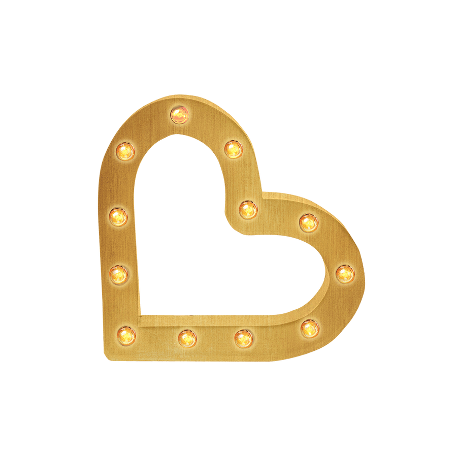 Bokstavslampa Cirkuslampan Testlampa Heart