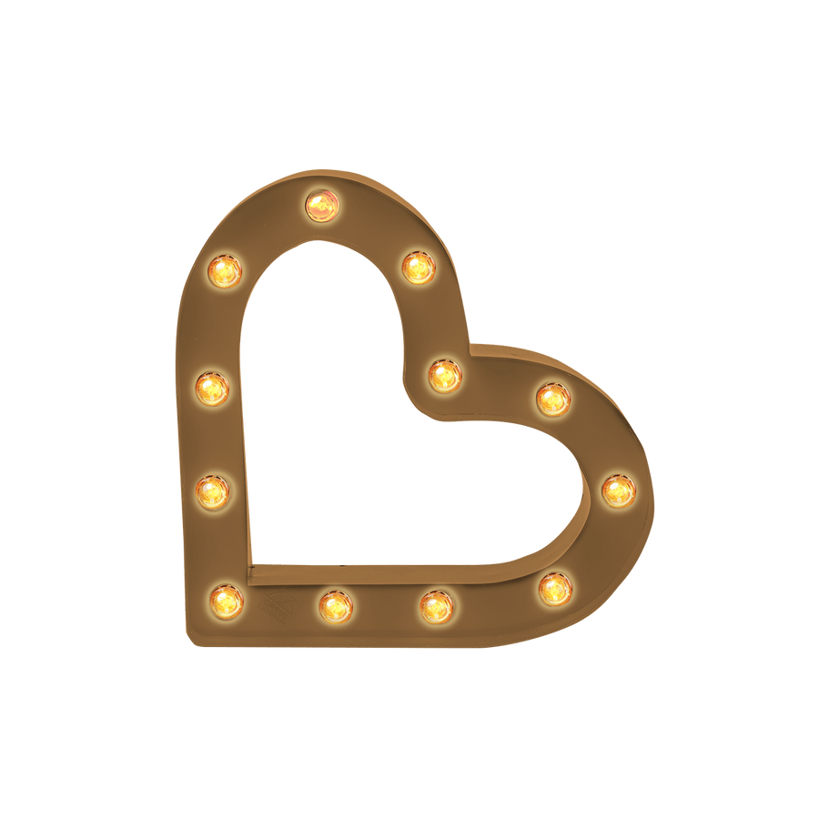 Bokstavslampa Cirkuslampan Testlampa Heart