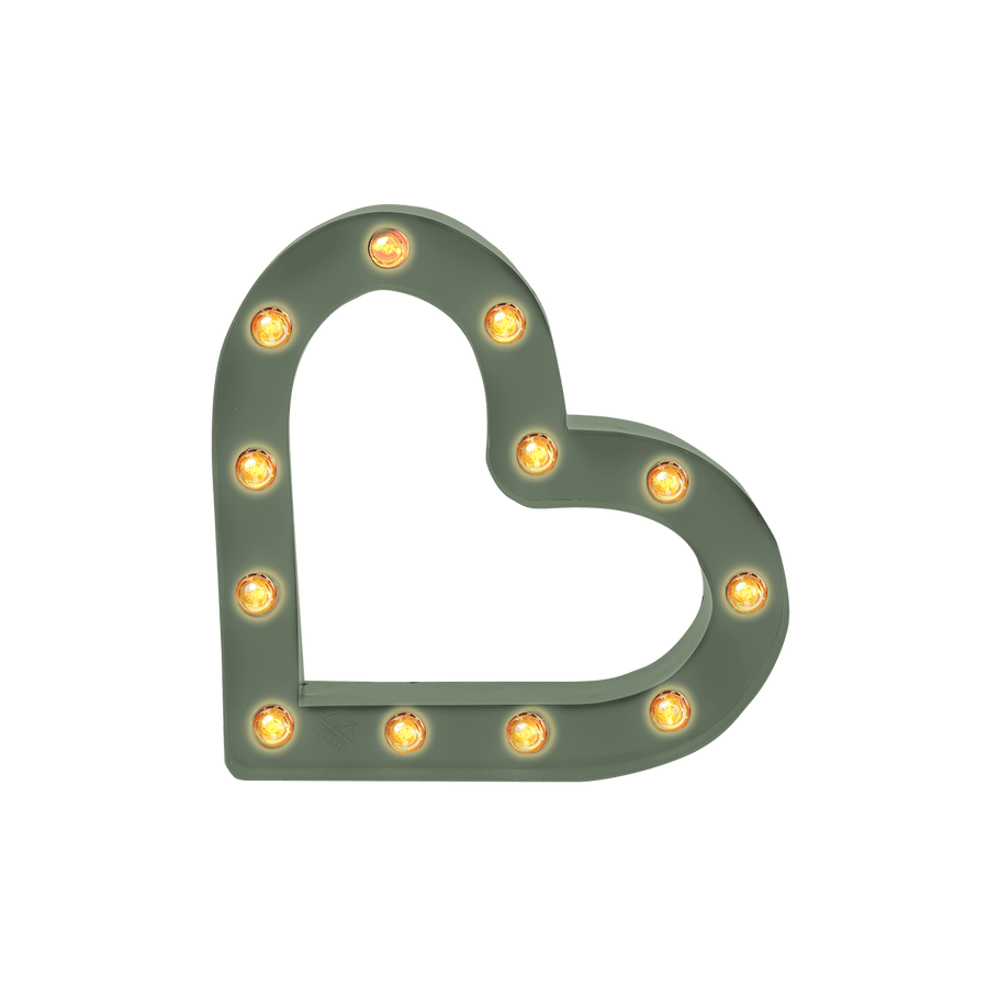 Bokstavslampa Cirkuslampan Testlampa Heart