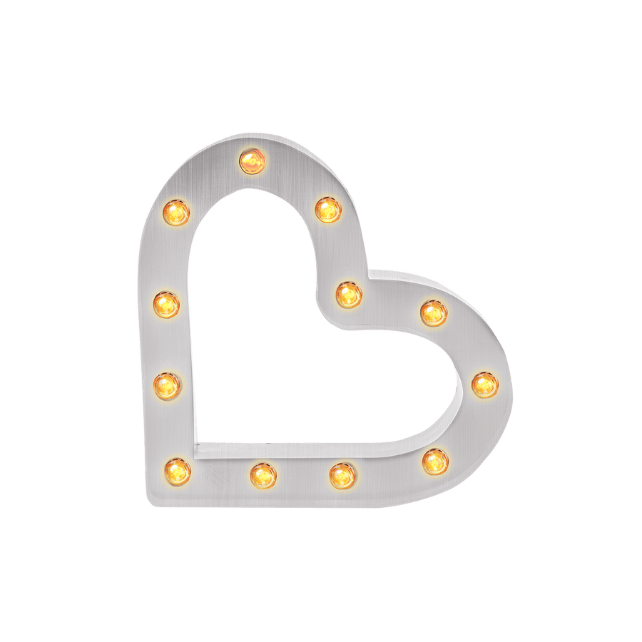 Bokstavslampa Cirkuslampan Testlampa Heart