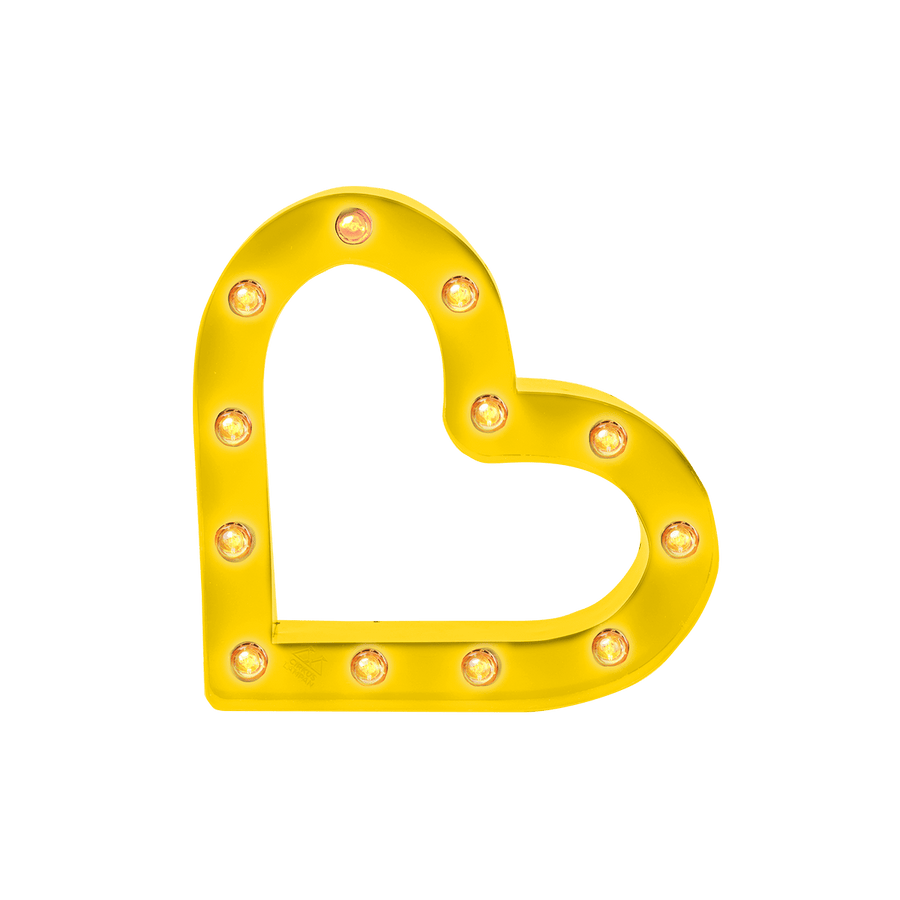 Bokstavslampa Cirkuslampan Testlampa Heart