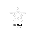 Bokstavslampa Cirkuslampan Star
