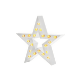Bokstavslampa Cirkuslampan Testlampa Star Signal white / 50 cm / Standard