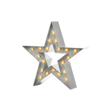 Bokstavslampa Cirkuslampan Testlampa Star Telegrey / 50 cm / Standard